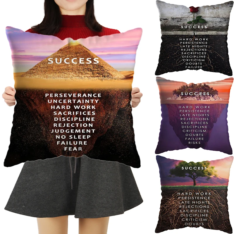 Ice Mountain Success Quote Motivational Cushion Cover Home Sofa Throw Pillow Case Work Harder Life Quotes Money PillowCase Decor
Ice Mountain Success Quote Motivational Cushion Cover Home Sofa Throw Pillow Case Work Harder Life Quotes Money PillowCase Decor