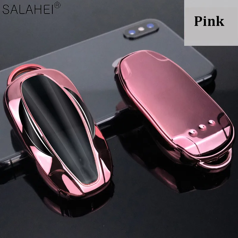 Beautiful Soft TPU Car Smart Remote Key Case Full Cover Shell For Tesla Model 3 S X 3 Buttons Key Holder Protector Accessories
Beautiful Soft TPU Car Smart Remote Key Case Full Cover Shell For Tesla Model 3 S X 3 Buttons Key Holder Protector Accessories