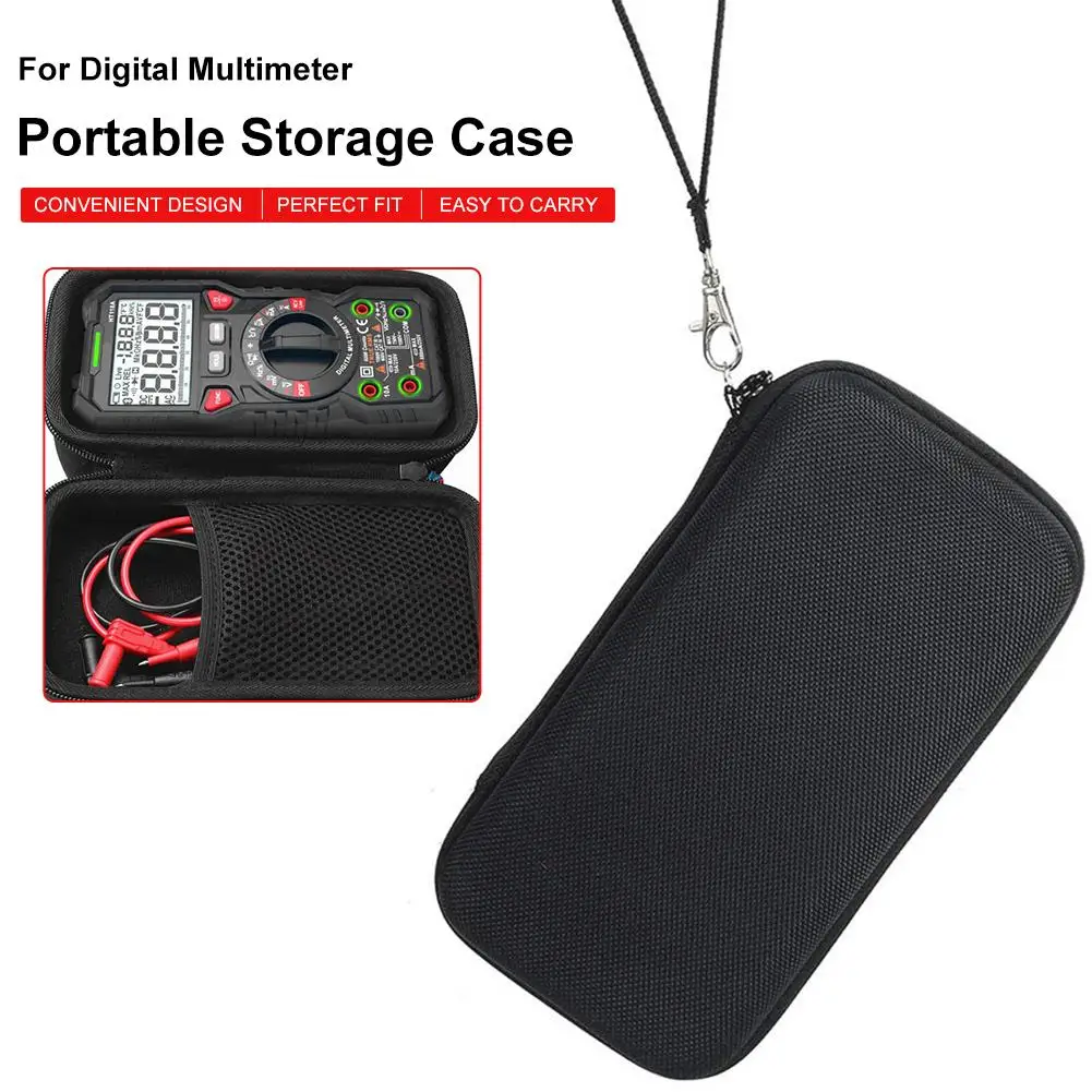 Black Soft Carrying Multimeter Storage Bag Zipper Pouch Case For KAIWEETS Digital Meter Multimeter TRMS 6000 Counts Volt Meter
Black Soft Carrying Multimeter Storage Bag Zipper Pouch Case For KAIWEETS Digital Meter Multimeter TRMS 6000 Counts Volt Meter