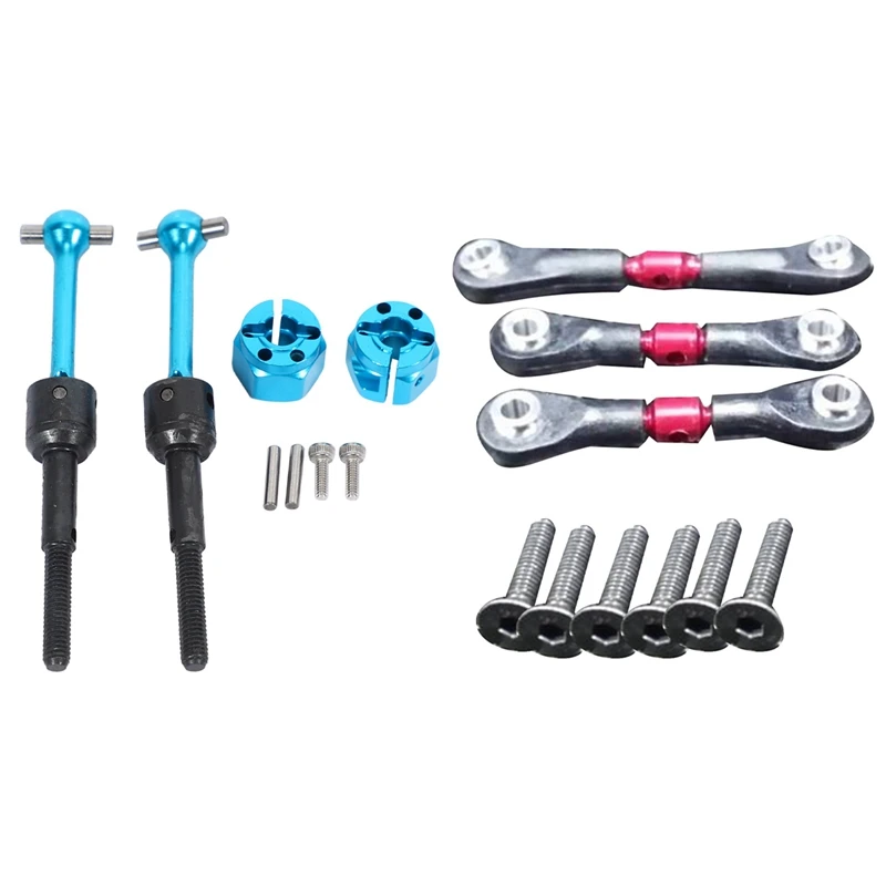 1Set Aluminum Alloy Universal Swing Shaft For Tamiya TT-01 TT01 TT-02 TT02 & 3Pcs Metal Steering Tie Rod Link Rod
1Set Aluminum Alloy Universal Swing Shaft For Tamiya TT-01 TT01 TT-02 TT02 & 3Pcs Metal Steering Tie Rod Link Rod