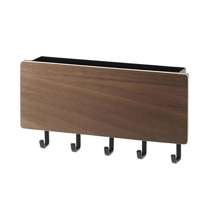 1PC Hanging Decorative Hook Storage Box Wall Mounted Wood Bamboo Key Hanger Hooks Storage Rack For Home Entrance Sundries Hook
1PC Hanging Decorative Hook Storage Box Wall Mounted Wood Bamboo Key Hanger Hooks Storage Rack For Home Entrance Sundries Hook