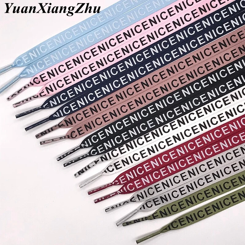1 Pair New Letter Printed Laces 1CM Width 80CM/100CM/120CM/140CM/160CM Length Canvas Sneakers shoelaces ZM1
1 Pair New Letter Printed Laces 1CM Width 80CM/100CM/120CM/140CM/160CM Length Canvas Sneakers shoelaces ZM1