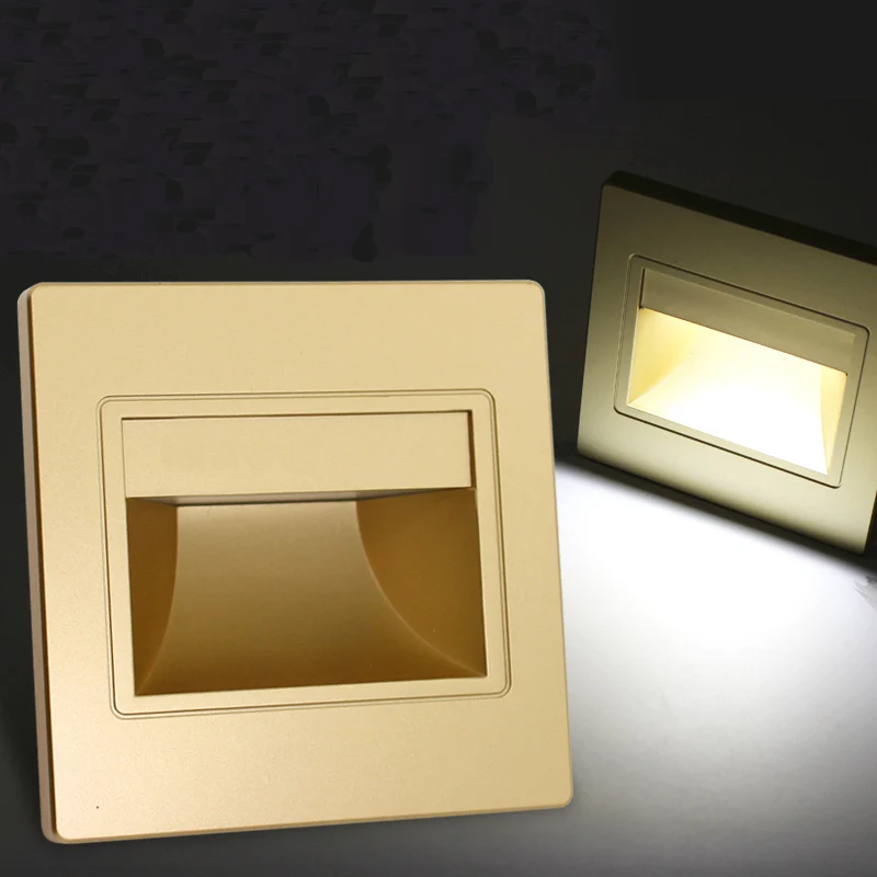 Square LED Night Lamp Step Stair Light 1.5w Recessed In Pathway Wall Sconce Footlight Staircase Warm Cool White Blue Lighting
Square LED Night Lamp Step Stair Light 1.5w Recessed In Pathway Wall Sconce Footlight Staircase Warm Cool White Blue Lighting