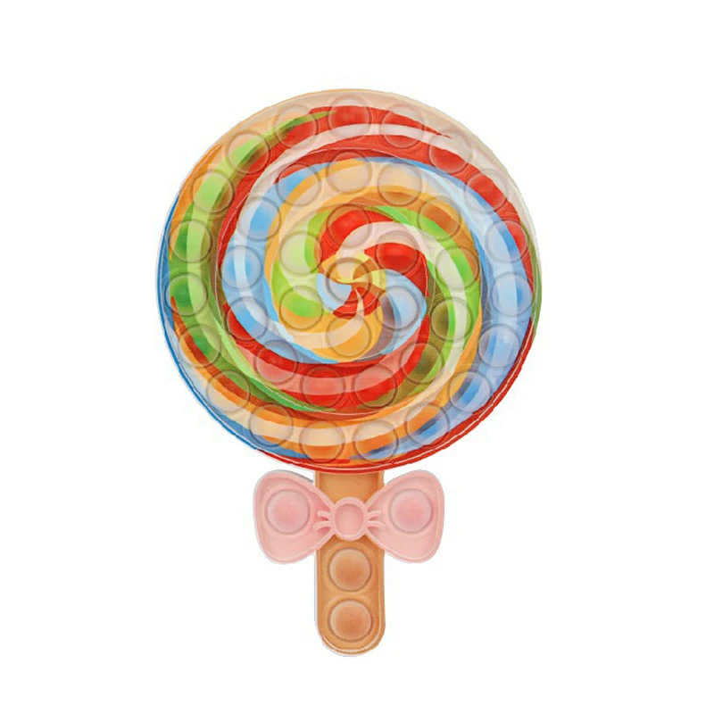 Lollipop Simple Dimple Fidget Toys Kids Squishy Push Bubble Sensory Toy Adult Child Funny Anti Stress Reliver Decompression Gift
Lollipop Simple Dimple Fidget Toys Kids Squishy Push Bubble Sensory Toy Adult Child Funny Anti Stress Reliver Decompression Gift