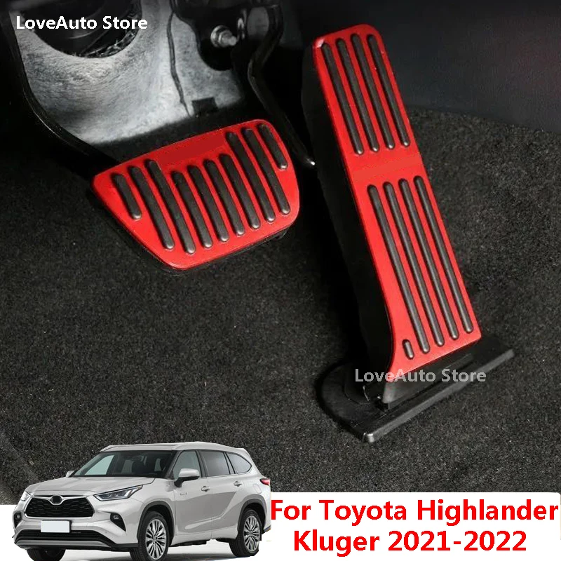 For Toyota Highlander Kluger XU70 2021 2022 Car Accelerator Gas Pedal Rest Pedal Cover Brake Foot Pedal Pads Fuel Brake Clutch
For Toyota Highlander Kluger XU70 2021 2022 Car Accelerator Gas Pedal Rest Pedal Cover Brake Foot Pedal Pads Fuel Brake Clutch
