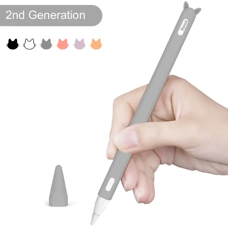 Cute Cat Ear Anti-scroll Silicone Protective Pouch Cap Holder Nib Cover Protective case Skin For Apple Pencil 2 for iPad pro Pen
Cute Cat Ear Anti-scroll Silicone Protective Pouch Cap Holder Nib Cover Protective case Skin For Apple Pencil 2 for iPad pro Pen