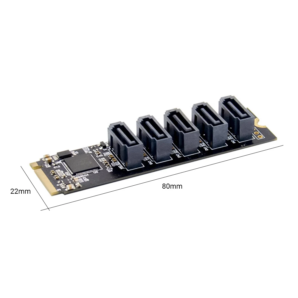 JMB585 M.2 to NGFF SATA3.0 Adapter Card M.2 Key M SATA3.0 Expansion Card supports up to two lanes of PCI Express for PC Laptop 
JMB585 M.2 to NGFF SATA3.0 Adapter Card M.2 Key M SATA3.0 Expansion Card supports up to two lanes of PCI Express for PC Laptop