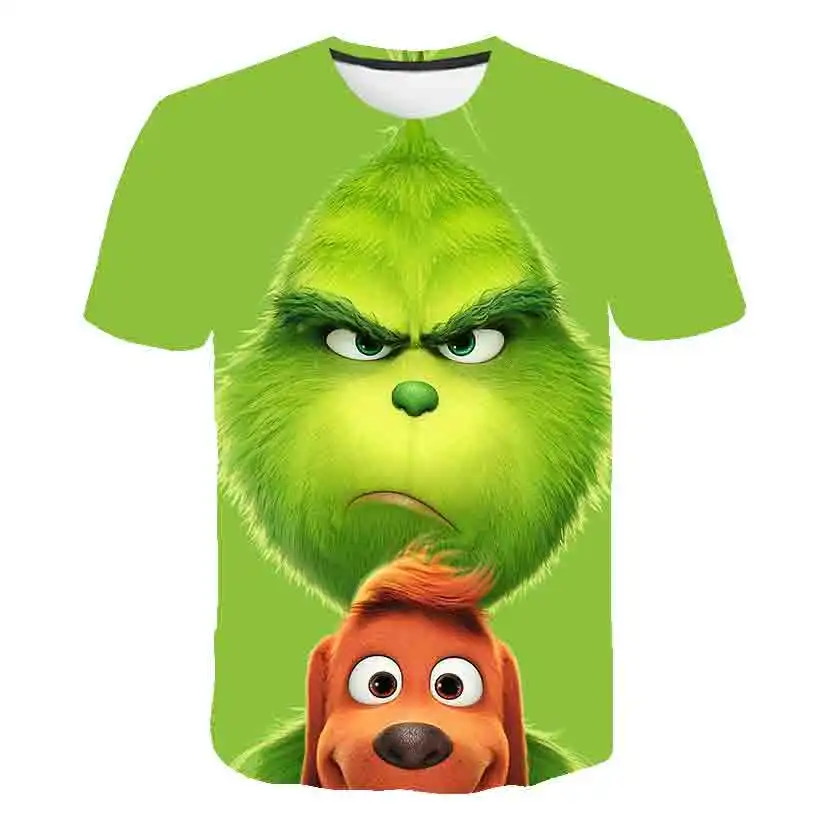 Funny Movie Christmas Green Grinch 3D Print Boy T-shirt Kid Cute Summer Short Sleeve T shirt Baby Children Casual Tees Tops
Funny Movie Christmas Green Grinch 3D Print Boy T-shirt Kid Cute Summer Short Sleeve T shirt Baby Children Casual Tees Tops