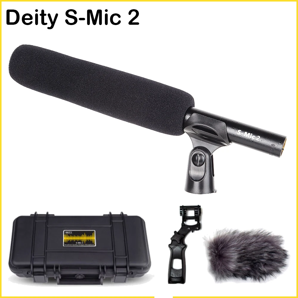 

Конденсаторный микрофон Aputure Deity S-Mic 2, суперкардиоидный направленный микрофон с низким уровнем шума для студии вещания