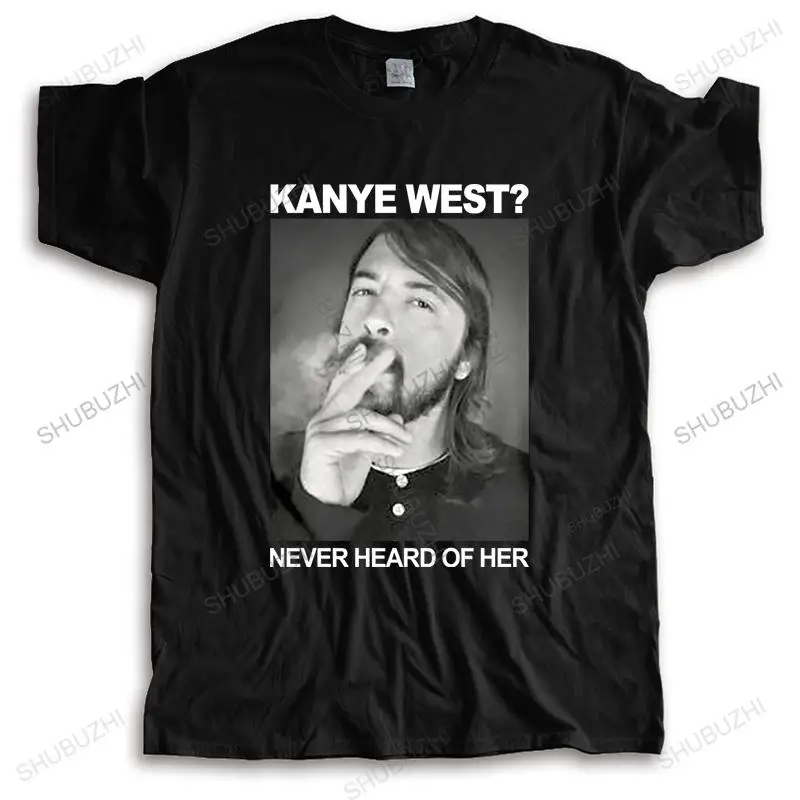 Cotton summer Vintage Tshirt Men Crew Neck funny Tops Kanye West Never Heard Of Her Homme brand T-shirt unisex teeshirt
Cotton summer Vintage Tshirt Men Crew Neck funny Tops Kanye West Never Heard Of Her Homme brand T-shirt unisex teeshirt