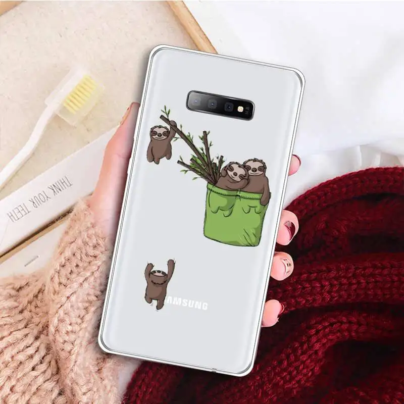 Cute sloth cartoon Animals funny Phone Case Transparent for samsung A 21s 50 51 71 S 8 9 20 20fe note 10 20 ultra plus
Cute sloth cartoon Animals funny Phone Case Transparent for samsung A 21s 50 51 71 S 8 9 20 20fe note 10 20 ultra plus