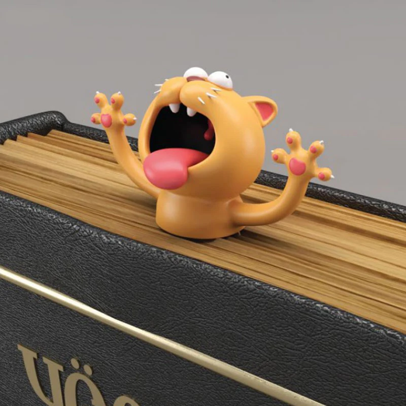 Креативная 3d-закладка с милыми животными из мультфильма Симпатичная кошка ПВХ
