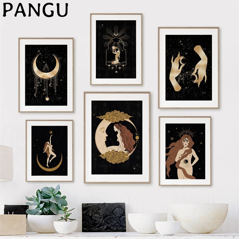 Witchy Hand Sun Moon Женская богиня Небесный настенный художественный холст живопись плакаты и принты настенные картины для декора гостиной
Witchy Hand Sun Moon Женская богиня Небесный настенный художественный холст живопись плакаты и принты настенные картины для декора гостиной