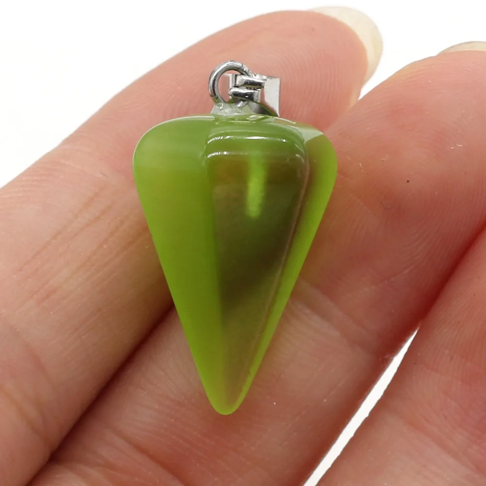 2Pcs Natural Stone Pendant Cone Shape Cat's eye Faceted Pendant for Charms Jewelry Make DIY Women Necklace Bracelet
2Pcs Natural Stone Pendant Cone Shape Cat's eye Faceted Pendant for Charms Jewelry Make DIY Women Necklace Bracelet