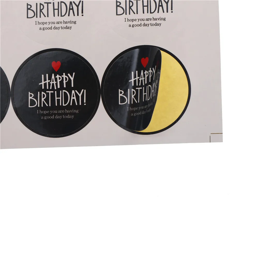 80pcs/10 Sheets Black White Adhesive HAPPY BIRTHDAY with red heart Series Stationery Sticker Kraft
80pcs/10 Sheets Black White Adhesive HAPPY BIRTHDAY with red heart Series Stationery Sticker Kraft