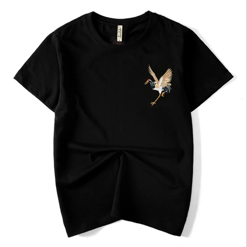 Summer Men Tees New Fashion Eastern Chinese Trend Retro Ethnic Style Pure Cotton Embroidered Oversize Male Short-Sleeved Tops
Summer Men Tees New Fashion Eastern Chinese Trend Retro Ethnic Style Pure Cotton Embroidered Oversize Male Short-Sleeved Tops