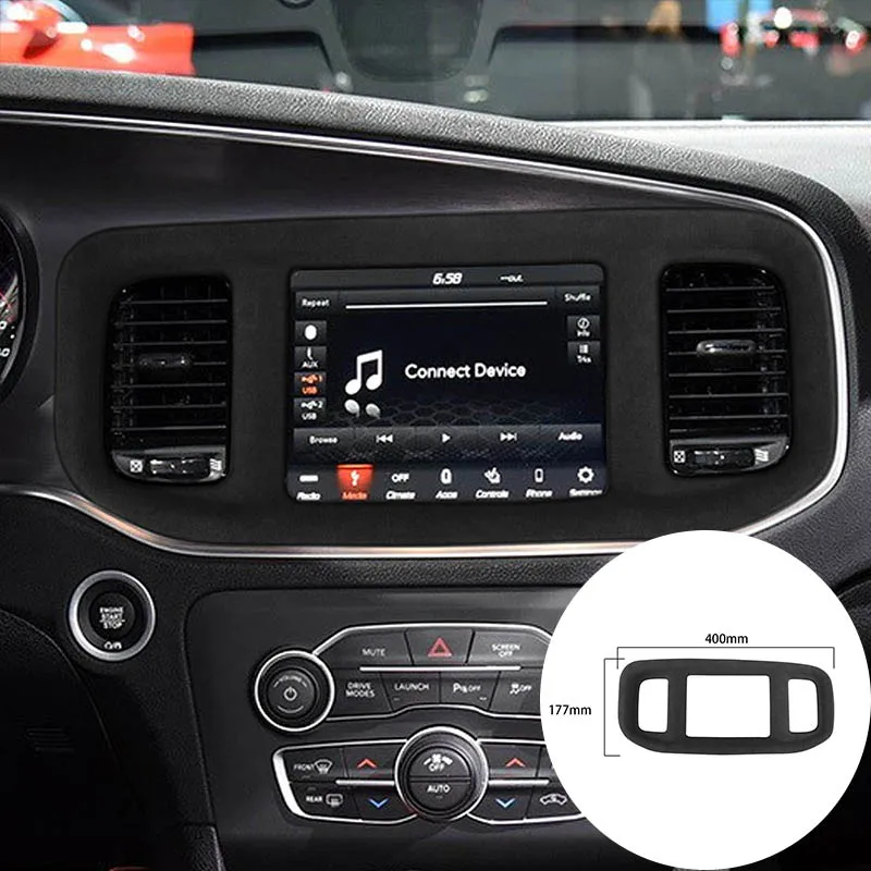 Для Dodge Charger 2016-2021 Алькантара замшевая оболочка Автомобильная Центральная панель управления навигацией полоса крышка отделка стикер автост...
Для Dodge Charger 2016-2021 Алькантара замшевая оболочка Автомобильная Центральная панель управления навигацией полоса крышка отделка стикер автост...