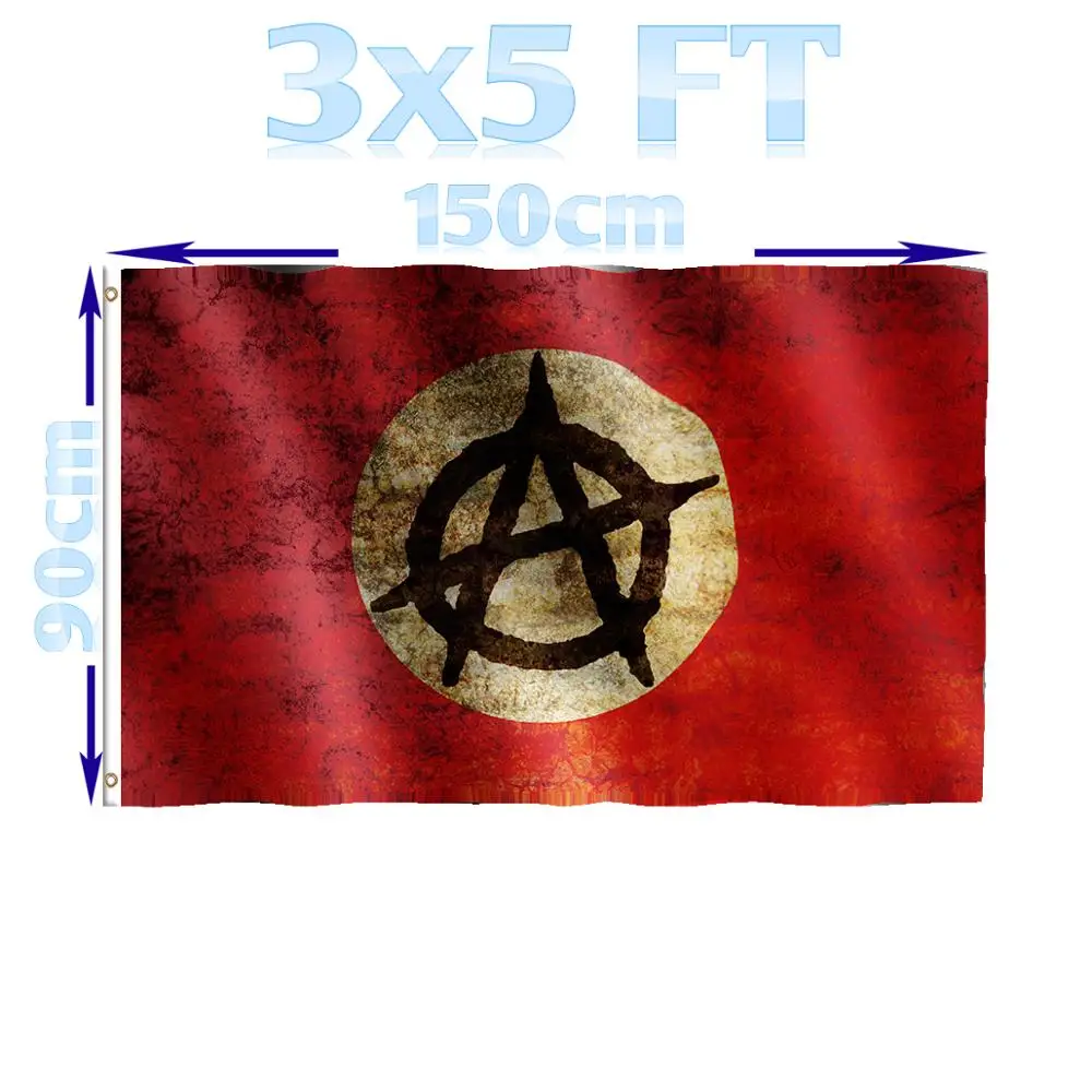 BENFACTORY Store 3x5 футов Anarquismo Filosofico флаг однослойный 100D полиэфирные латунные прокладки для помещений и улицы 
BENFACTORY Store 3x5 футов Anarquismo Filosofico флаг однослойный 100D полиэфирные латунные прокладки для помещений и улицы