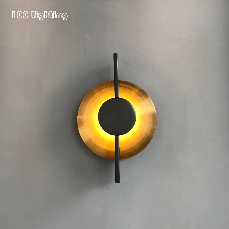 Nordic Round Golden Metal LED Wall lamp Foyer Aisle Room Wall Lights Warm light 90-260V Loft Wall Sconce Minimalist Decoration
Nordic Round Golden Metal LED Wall lamp Foyer Aisle Room Wall Lights Warm light 90-260V Loft Wall Sconce Minimalist Decoration