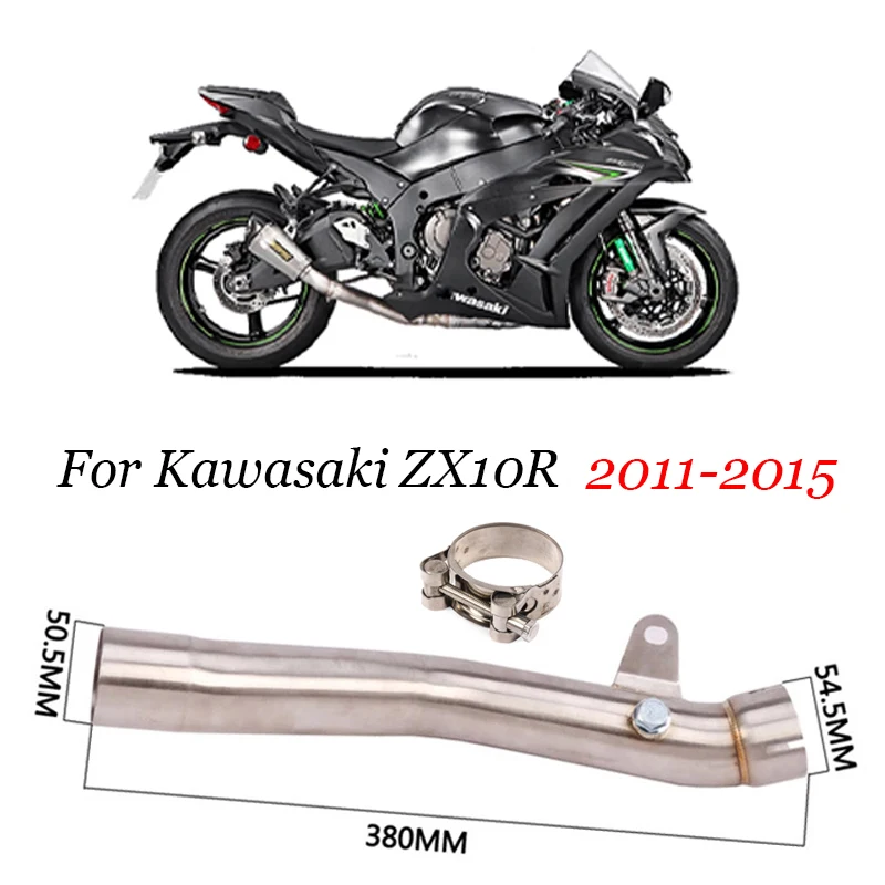 Slip On Round Pipe For Kawasaki ZX10R ZX 10R 2011 2012 2013 2014 2015 Motorcycle Exhaust Muffler Engine Middle Link Espace Moto
Slip On Round Pipe For Kawasaki ZX10R ZX 10R 2011 2012 2013 2014 2015 Motorcycle Exhaust Muffler Engine Middle Link Espace Moto