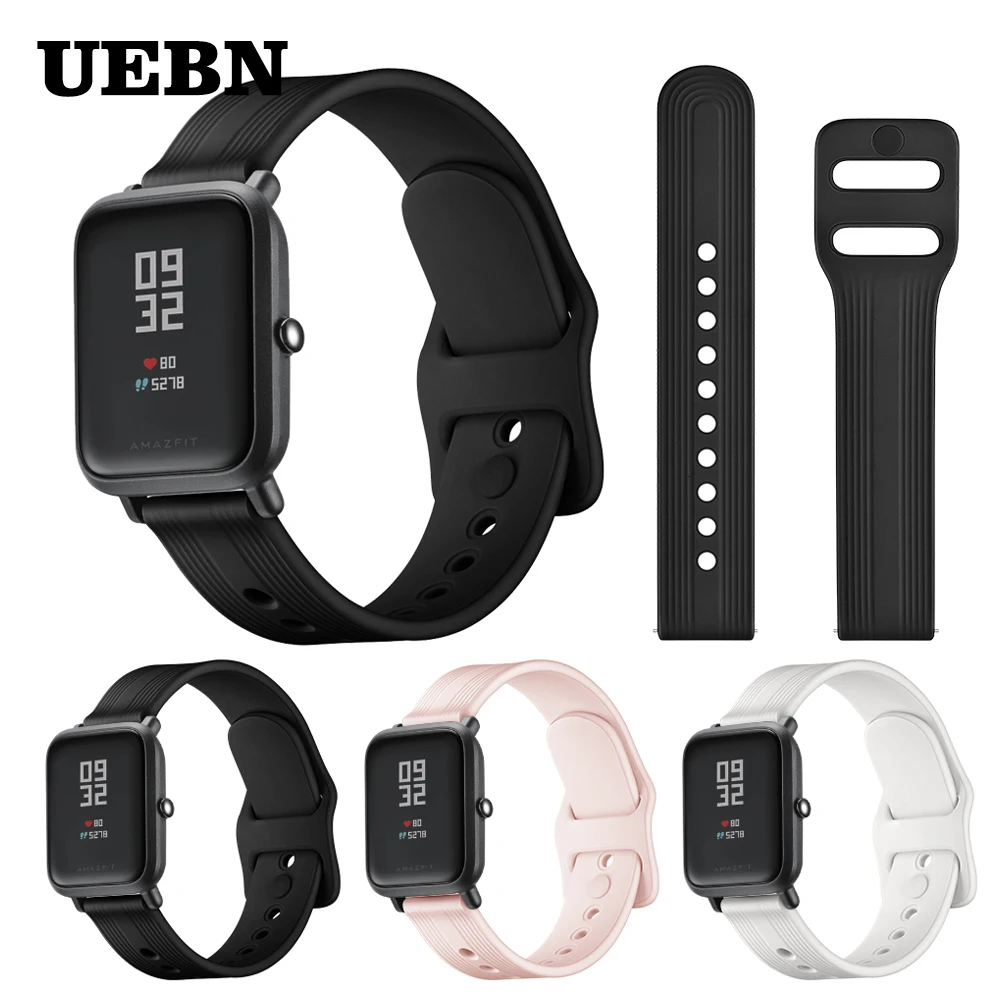 Силиконовый ремешок UEBN для Xiaomi Huami Amazfit Bip lite GTS GTR, сменный Браслет для наручных часов, 20 мм, 42 мм
Силиконовый ремешок UEBN для Xiaomi Huami Amazfit Bip lite GTS GTR, сменный Браслет для наручных часов, 20 мм, 42 мм