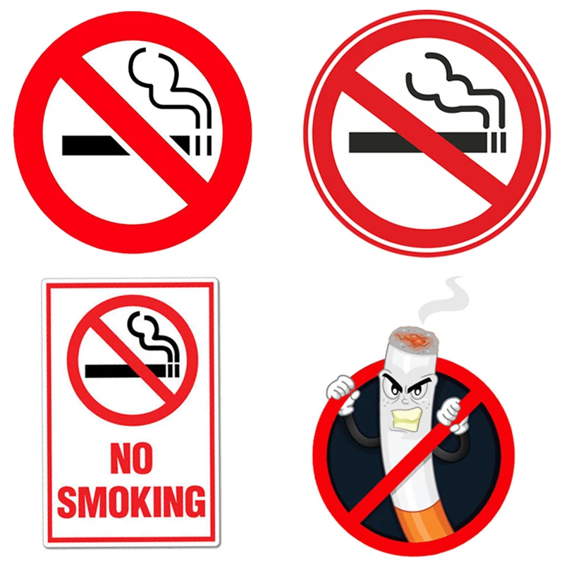 Warning Sign No Smoking Personalized Car Sticker and Decals Car Window Decorative Cover Scratches Waterproof PVC
Warning Sign No Smoking Personalized Car Sticker and Decals Car Window Decorative Cover Scratches Waterproof PVC