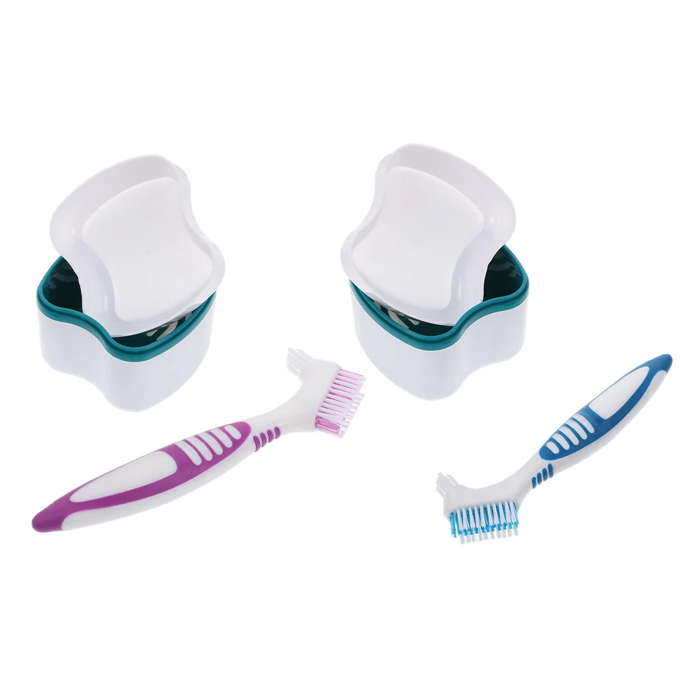 1 Set of Portable Denture Box Convenient Denture Brush Household Denture Toothbrush
1 Set of Portable Denture Box Convenient Denture Brush Household Denture Toothbrush
