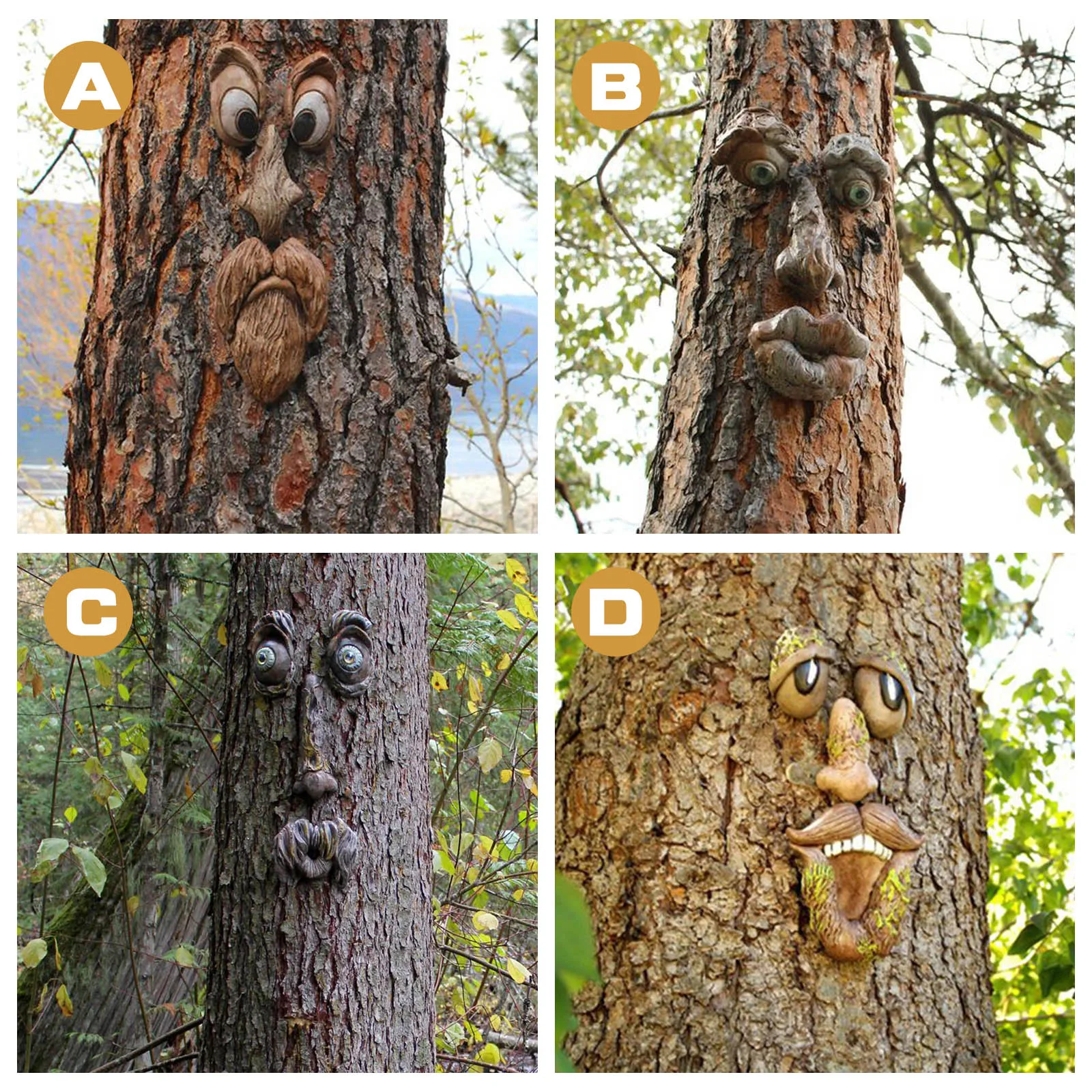 Tree Faces Decor Easter Decorations Old Man Tree Face Sculpture Bark Facial Features Garden Peeker Yard Art Outdoor Decoration
Tree Faces Decor Easter Decorations Old Man Tree Face Sculpture Bark Facial Features Garden Peeker Yard Art Outdoor Decoration