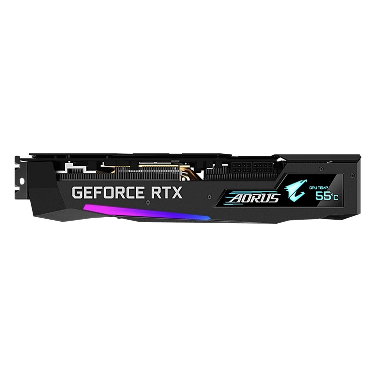 GIGABYTE AORUS RTX 3070 MASTER 8G Gaming Graphics Card with 8GB GDDR6 Memory Support OverClock
GIGABYTE AORUS RTX 3070 MASTER 8G Gaming Graphics Card with 8GB GDDR6 Memory Support OverClock