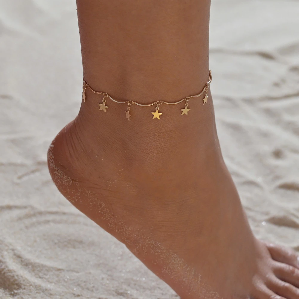 Modyle Star Pendant Anklet Foot Chain Summer Yoga Beach Leg Bracelet Charm Anklets Jewelry Gift
Modyle Star Pendant Anklet Foot Chain Summer Yoga Beach Leg Bracelet Charm Anklets Jewelry Gift