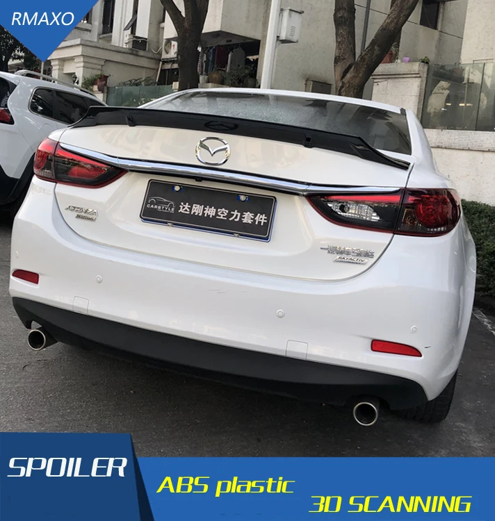 Спойлер на заднее крыло автомобиля для Mazda 6 спойлер atenza 2014 2018 ABS материал