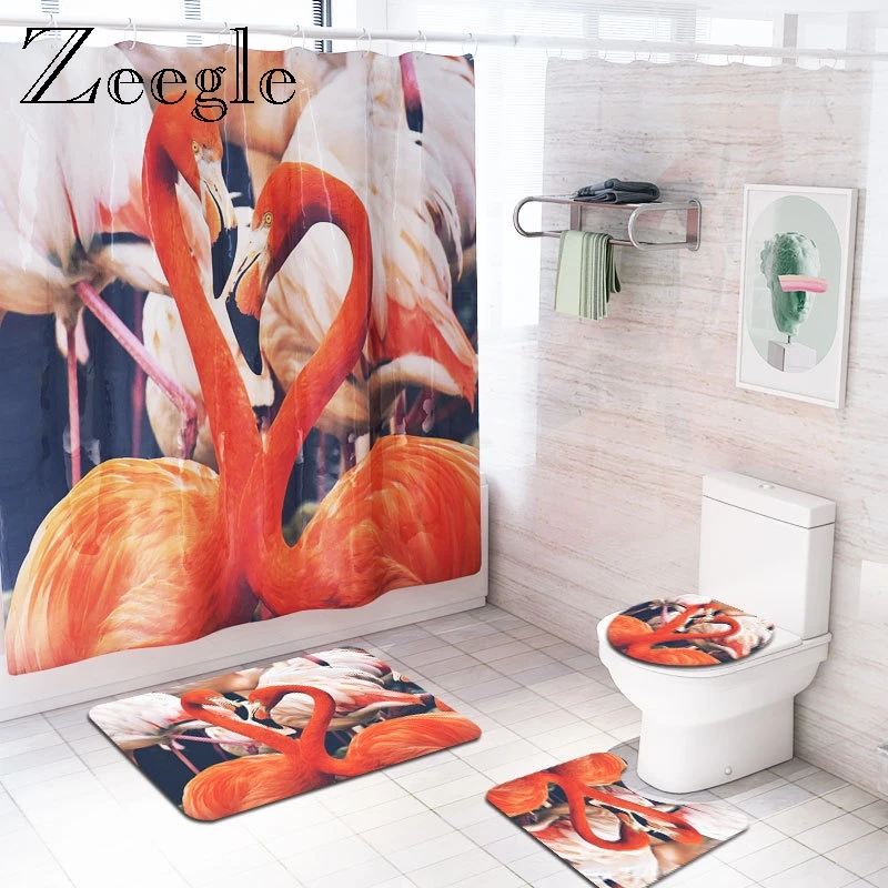 Zeegle 4 шт. Набор ковриков для ванной, водонепроницаемая занавеска для душа, Противоскользящий коврик для унитаза, Впитывающий Коврик для унит...
Zeegle 4 шт. Набор ковриков для ванной, водонепроницаемая занавеска для душа, Противоскользящий коврик для унитаза, Впитывающий Коврик для унит...