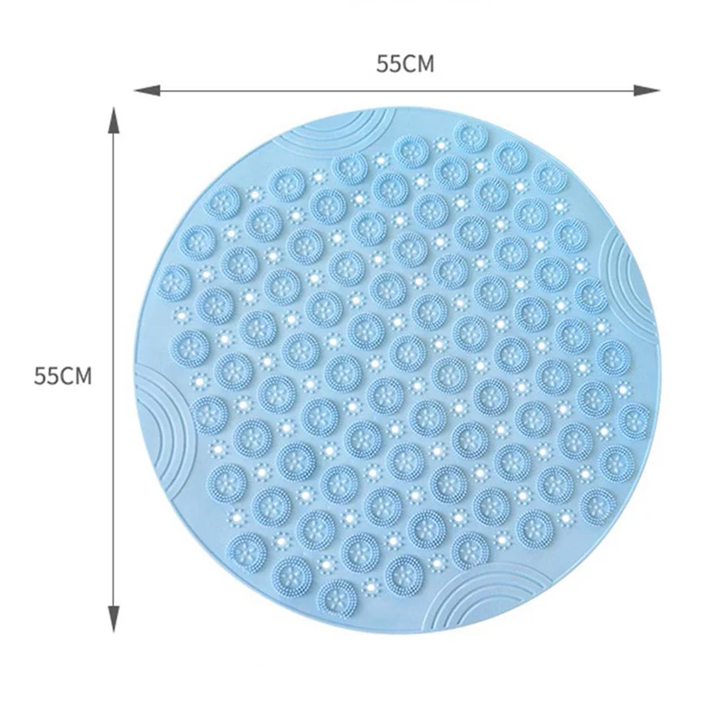 Round Bathroom Non-silp Mat Eco-friendly PVC Shower Room Bath Mat Silicone Foot Massage Cushion Pads Home Kitchen Bathroom Mat
Round Bathroom Non-silp Mat Eco-friendly PVC Shower Room Bath Mat Silicone Foot Massage Cushion Pads Home Kitchen Bathroom Mat