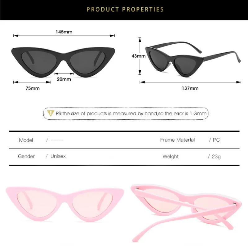 Sexy Cat Eye Sunglasses Women's 2021 Fashion Brand design Ladies Female Vintage Sun glasses UV400 Oculos de sol
Sexy Cat Eye Sunglasses Women's 2021 Fashion Brand design Ladies Female Vintage Sun glasses UV400 Oculos de sol