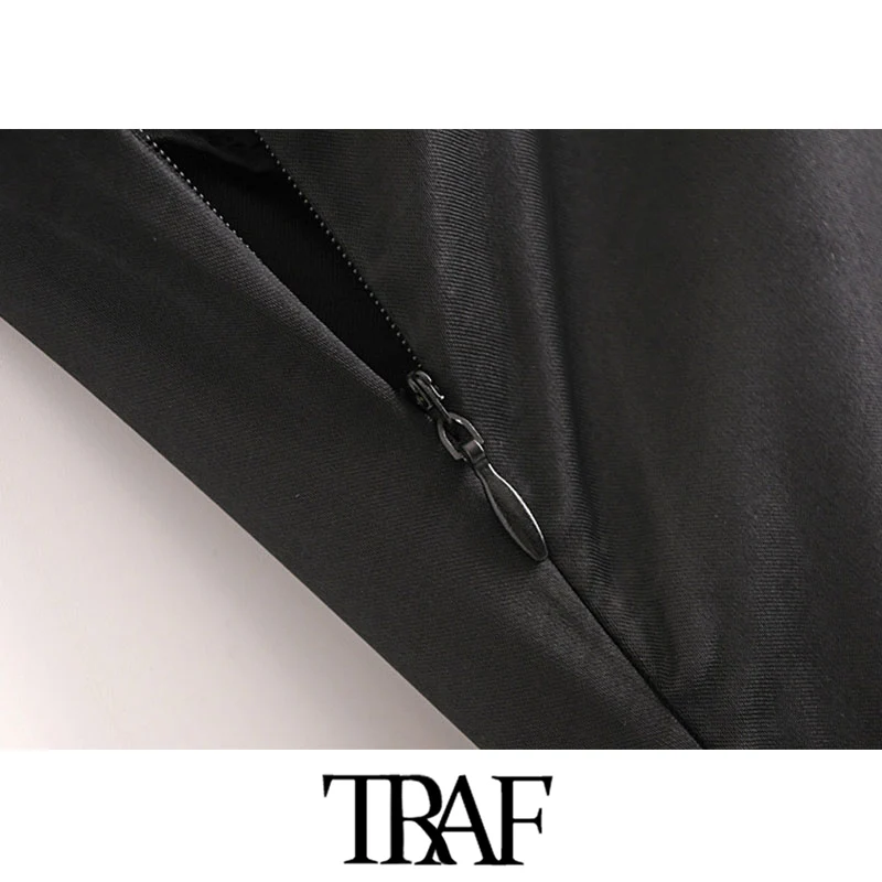 TRAF Women Chic Fashion Side Buttons Slit Cozy Midi Dress Vintage Backless Thin Straps Female Dresses Vestidos Mujer
TRAF Women Chic Fashion Side Buttons Slit Cozy Midi Dress Vintage Backless Thin Straps Female Dresses Vestidos Mujer