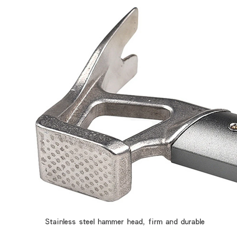 Outdoor Camping Tent Hammer Mountaineering Hiking Stainless Steel Tent Nail Puller Hammer Tent Peg Tool
Outdoor Camping Tent Hammer Mountaineering Hiking Stainless Steel Tent Nail Puller Hammer Tent Peg Tool