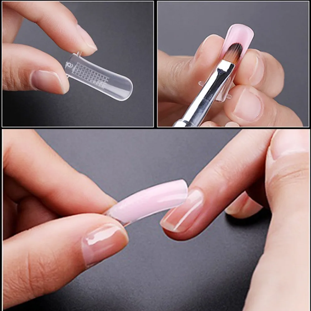 100/200pcs Quick Building Nail Mold Tips Nail Dual Forms Finger Extension Nail Art Extend Gel Nail Extension Tool Transparent
100/200pcs Quick Building Nail Mold Tips Nail Dual Forms Finger Extension Nail Art Extend Gel Nail Extension Tool Transparent