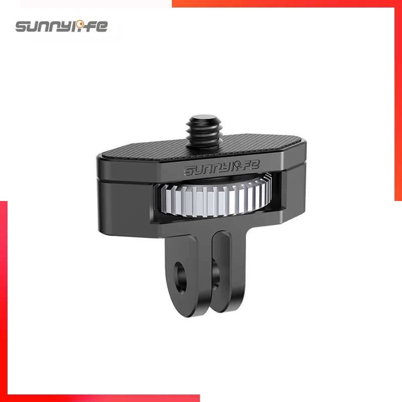 Sunnylife 1/4 GoPro10 Metal Alloy Adapters Adjustable Aluminium Alloy Adapters for DJI Pocket 2/Insta360 One X2/SLR Camera
Sunnylife 1/4 GoPro10 Metal Alloy Adapters Adjustable Aluminium Alloy Adapters for DJI Pocket 2/Insta360 One X2/SLR Camera
