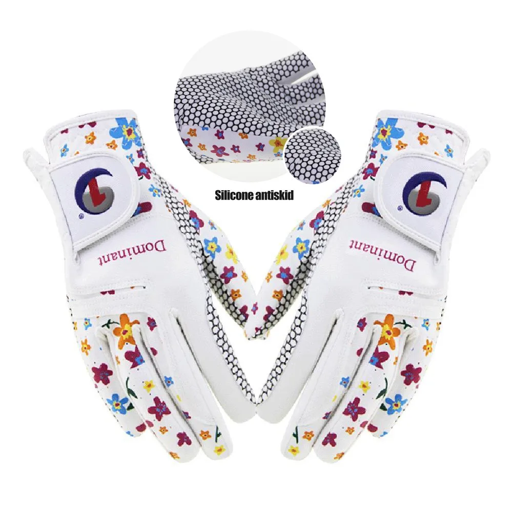 1 Pair Golf Gloves Women Ladies Leather Colorful Breathable Non-Slip Silicone Glove Sweat-absorbent Golf Protection Accessories
1 Pair Golf Gloves Women Ladies Leather Colorful Breathable Non-Slip Silicone Glove Sweat-absorbent Golf Protection Accessories