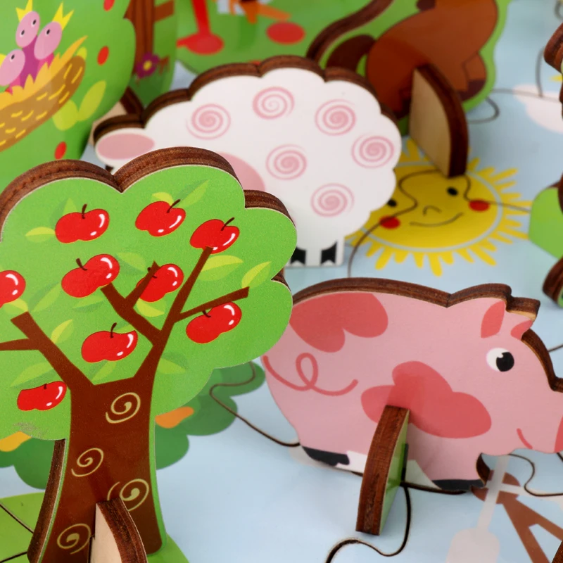 Creative stereoscopic theme 3D Puzzle Games Jigsaw Puzzle Educational Toys For Children Learning Kids Developing Wooden Toys
Creative stereoscopic theme 3D Puzzle Games Jigsaw Puzzle Educational Toys For Children Learning Kids Developing Wooden Toys