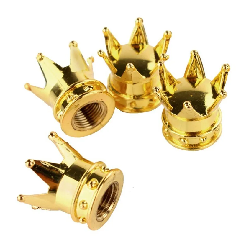 4pcs Gold Crown Style Tire Valve Cap Wheel Alloy Tyre Dust Covers Retro Car Bike Van Universal Valve Stems Gas Nozzle Dust Cover
4pcs Gold Crown Style Tire Valve Cap Wheel Alloy Tyre Dust Covers Retro Car Bike Van Universal Valve Stems Gas Nozzle Dust Cover