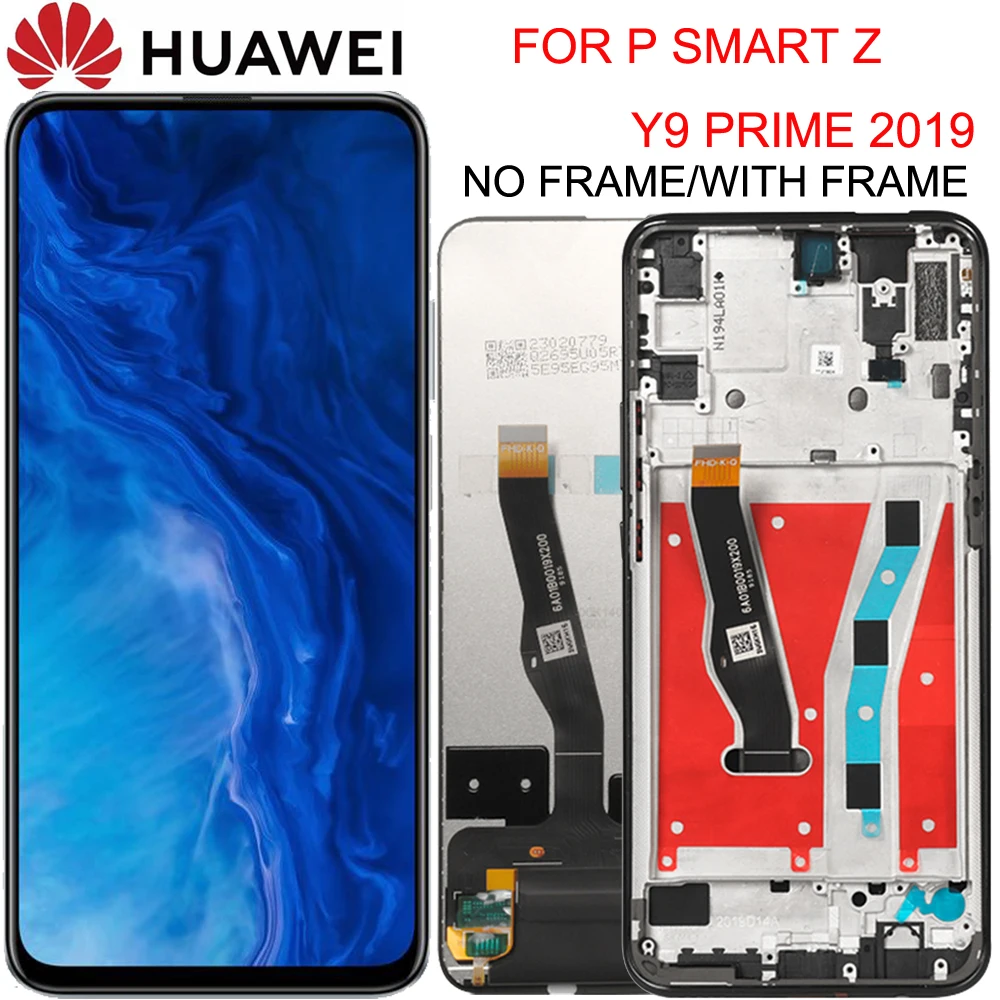 

Новинка, ЖК-дисплей 6,59 дюйма для Huawei P Smart Z STK-LX1/ Y9 Prime 2019 + цифровой преобразователь сенсорного экрана в сборе, запчасти