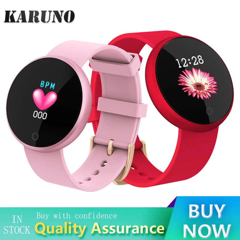 KARUNO B36 Smart Horloge Vrouwen Digitale Horloges Vrouwelijke пародонтолог HeartRate Waterdichte horlogs Colories Stap
KARUNO B36 Smart Horloge Vrouwen Digitale Horloges Vrouwelijke пародонтолог HeartRate Waterdichte horlogs Colories Stap
