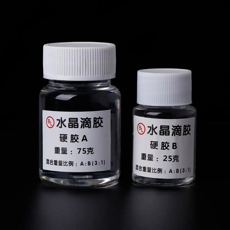 2 Pcs/Set Crystal Glue Epoxy Resin Hard Glue AB 3:1 Transparent DIY Jewelry Making Necklace Pendant Handmade Materials
2 Pcs/Set Crystal Glue Epoxy Resin Hard Glue AB 3:1 Transparent DIY Jewelry Making Necklace Pendant Handmade Materials