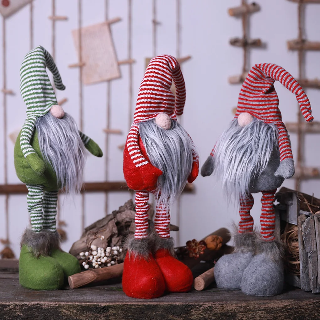 Christmas Stripe Standing Faceless Doll Santa Claus Ornament Figurine Xmas Window Table Decoration Collection
Christmas Stripe Standing Faceless Doll Santa Claus Ornament Figurine Xmas Window Table Decoration Collection