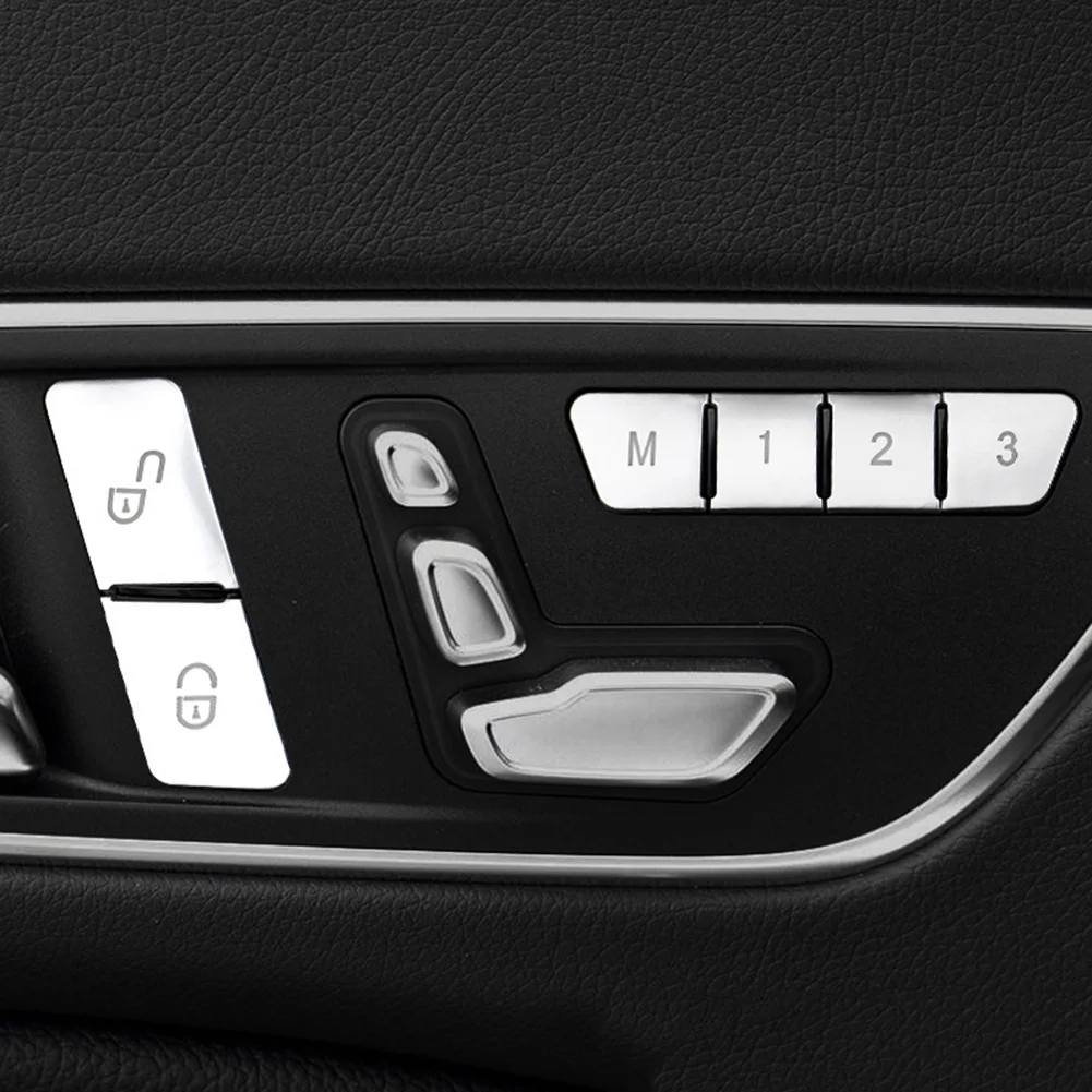 Trim Door Lock Buttons Cover Trim 4pcs/Set Chrome For Mercedes Benz C E Class W204 W212 Unlock Decoration
Trim Door Lock Buttons Cover Trim 4pcs/Set Chrome For Mercedes Benz C E Class W204 W212 Unlock Decoration