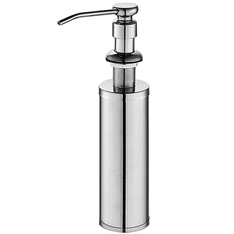 Kitchen Sink Soap Dispenser, Built in Hand Soap Dispenser Pump in SUS304 Stainless Steel Chrome Finish with High-Capacity Metal
Kitchen Sink Soap Dispenser, Built in Hand Soap Dispenser Pump in SUS304 Stainless Steel Chrome Finish with High-Capacity Metal