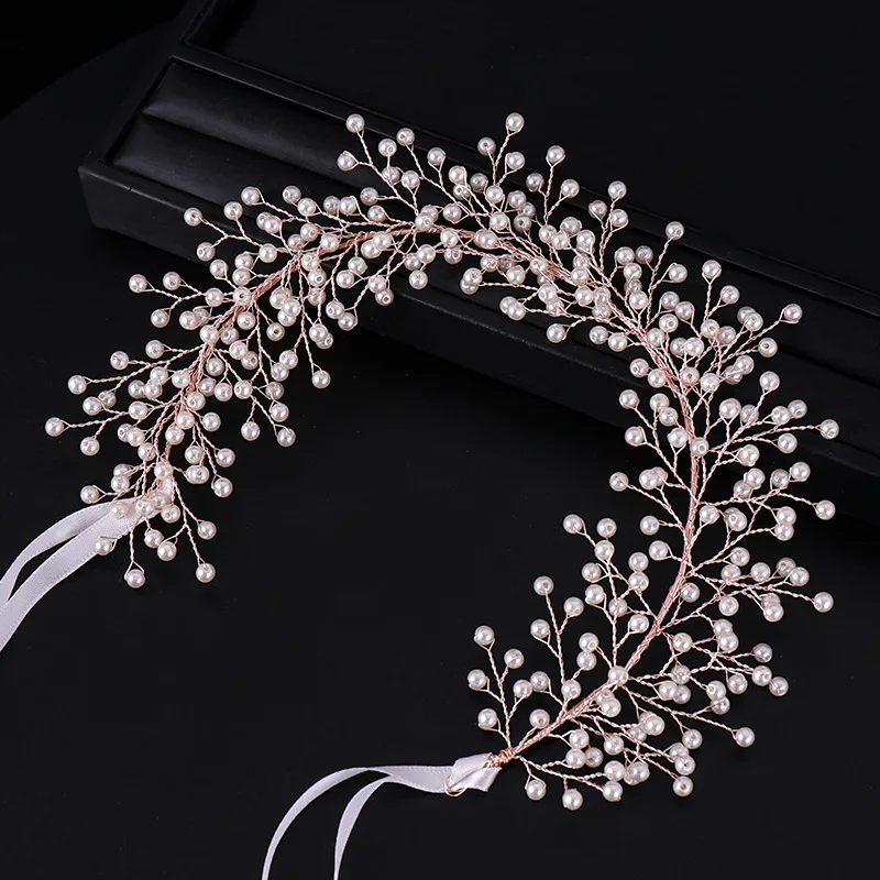 Handmade Pearl Rose Blonde with Bridal Hair Accessories Wedding Headwear Hair Strap
Handmade Pearl Rose Blonde with Bridal Hair Accessories Wedding Headwear Hair Strap