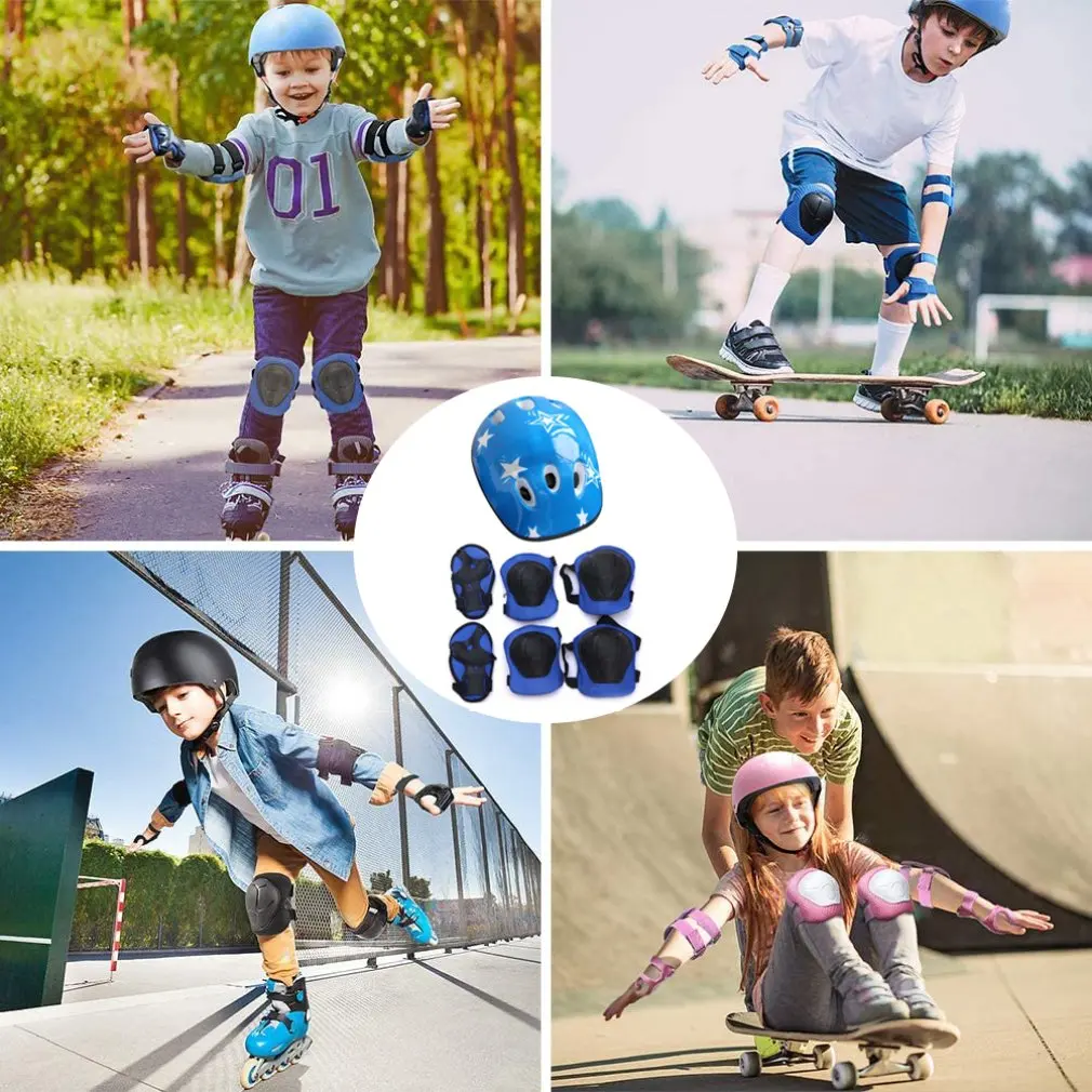 7PCS/SET Universal Children Kids Protective Gear Set Comfortable Scooter Skate Roller Cycling Knee Pads Elbow Pads Set
7PCS/SET Universal Children Kids Protective Gear Set Comfortable Scooter Skate Roller Cycling Knee Pads Elbow Pads Set