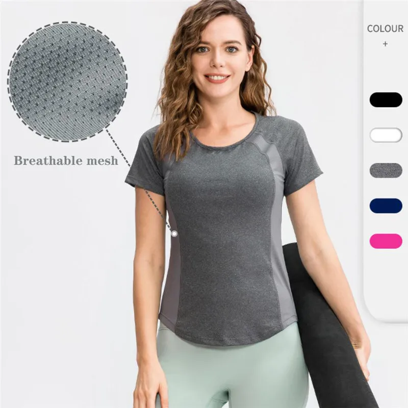 New Women Summer T Shirts Slim Fit Sportswear Fitness Yoga Shirt Short Sleeve Yoga Tops Mesh Tight Gym Shirt Workout Running
New Women Summer T Shirts Slim Fit Sportswear Fitness Yoga Shirt Short Sleeve Yoga Tops Mesh Tight Gym Shirt Workout Running